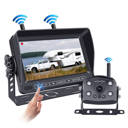 7 inch 1080P Wireless System with touch screen for trucks RV Tractors