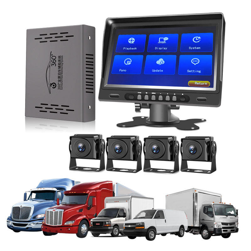 360 Panoramic Camera System High Definition Bird View Front Vehicle Car Camera for Heavy Vehicles 