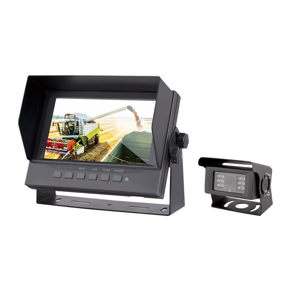 7 inch waterproof monitor rear view system with night vision camera
