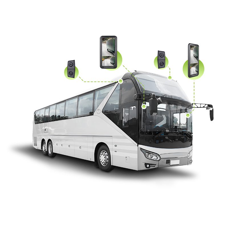 12.3 Inch IPS split screen dual side camera electronic rearview system