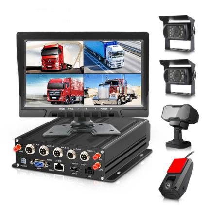 4CH ADAS DMS BSD AI Mobile DVR System MDVR 4G GPS WIFI for Trucks Buses Fleet Management GPS Tracker