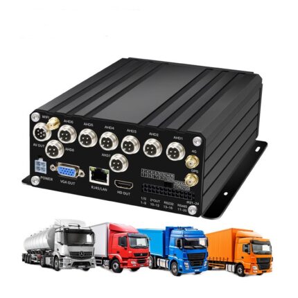 1080P H264 MDVR Tracking System 8 Channel 4G Vehicle Monitor Fleet Management Vehicle Security MDVR System